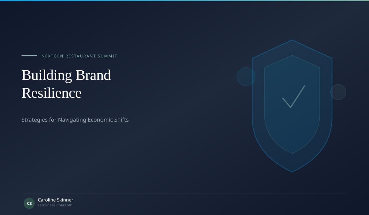 NextGen Restaurant Summit — Building Brand Resilience panel